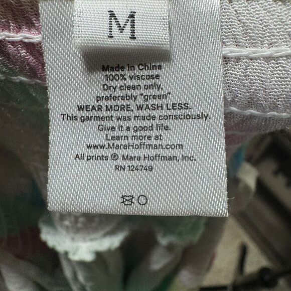 Mara Hoffman Swim Miami Halter Cutout Midi Dress  Floral Size M Resort Wear - Picture 11 of 12